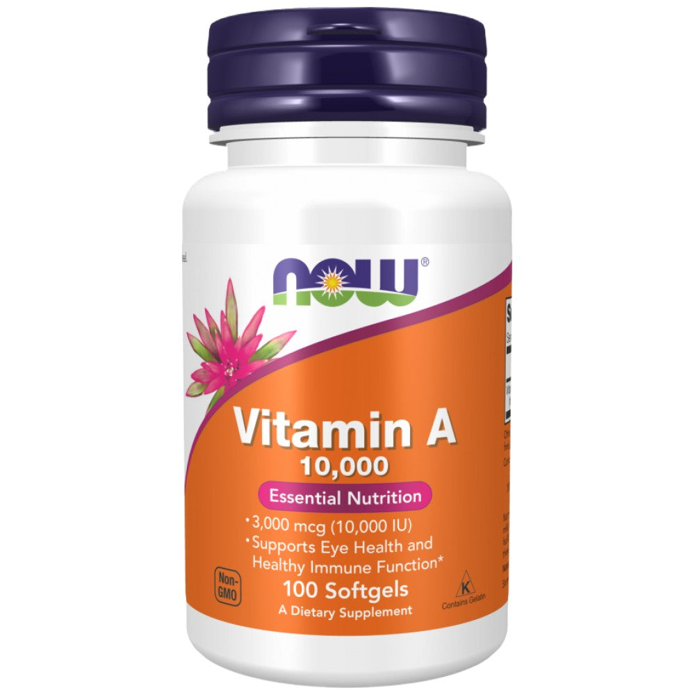 Vitamin A 10000 IU - 100 Gel capsules