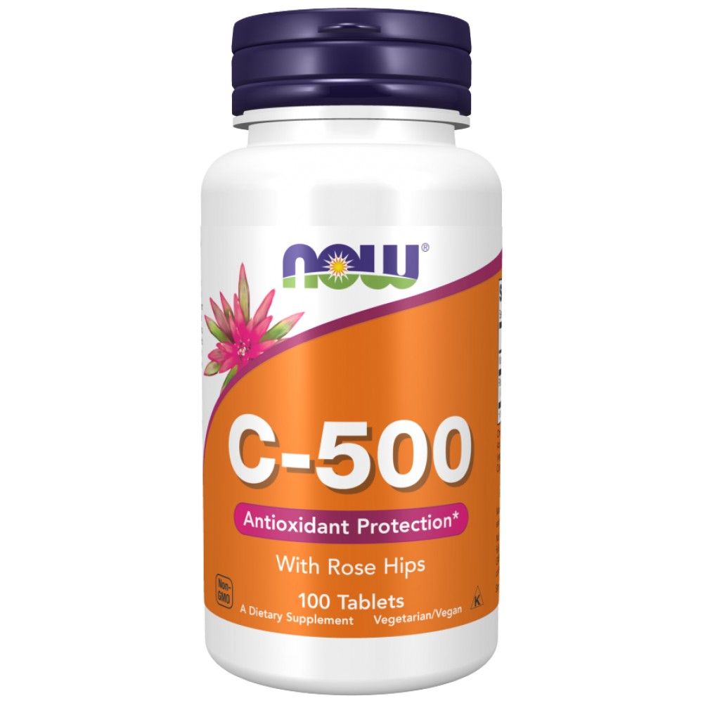 Vitamin C-500 with Rose Hips - 250 Tablets