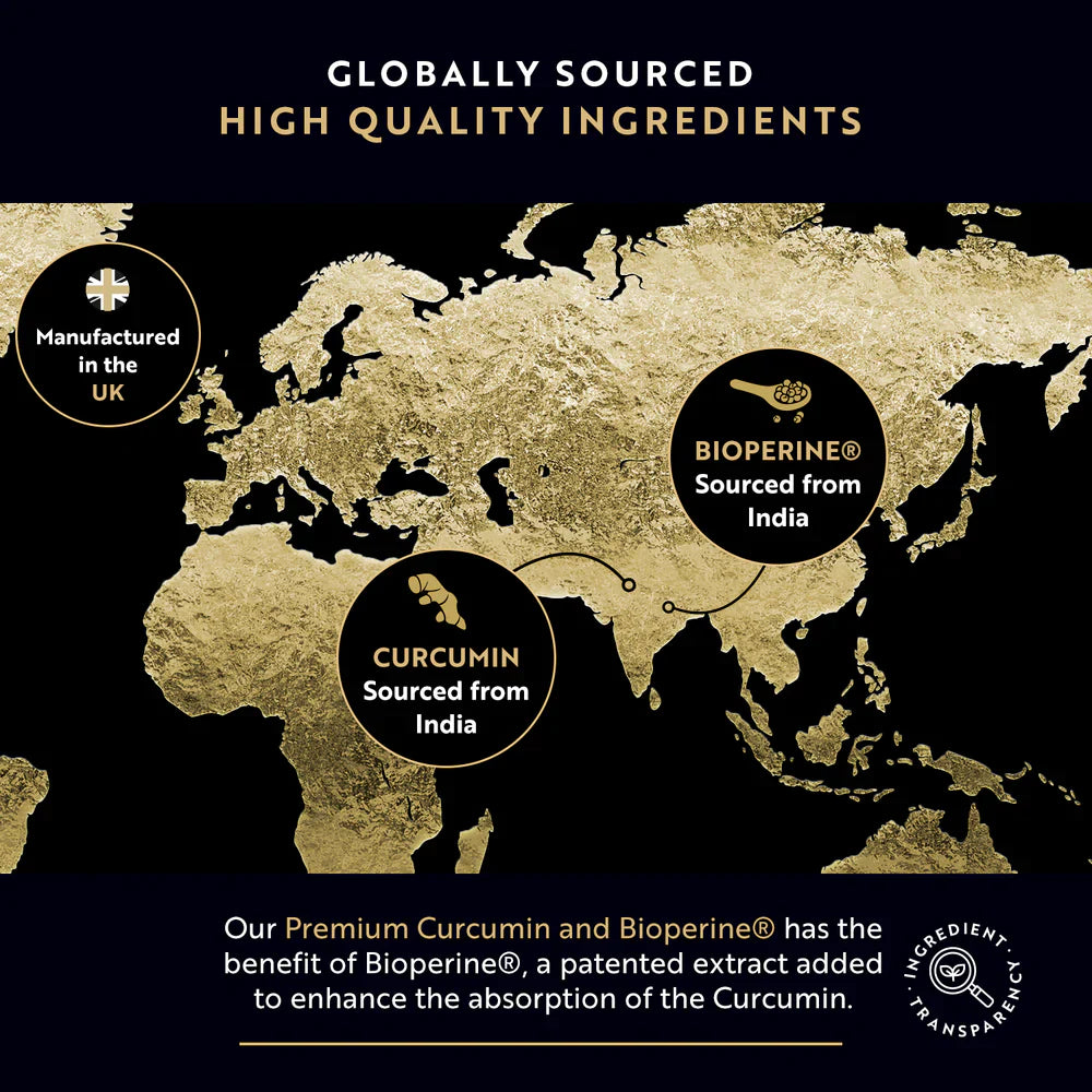 Prémiové kurkumin 95% kurkuminoidy s Bioperine® - 120 tobolek