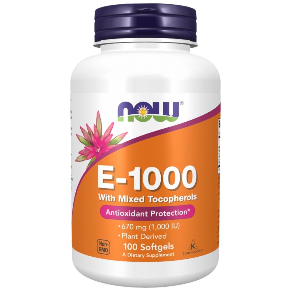 Natural Vitamin E -1000 - 50 gelových tobolek