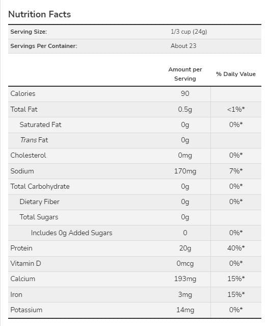 Soy Protein Isolate | Onflapp - 544 Gramm