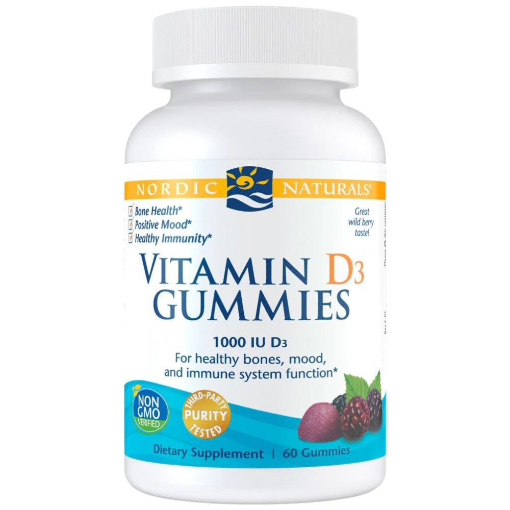 Vitamin D3 Gummies 1000 IU - 60 Gummies