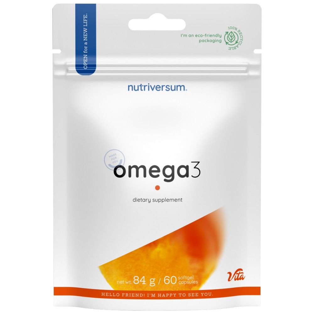 Omega 3 Fësch Ueleg - 60 Gelkomples