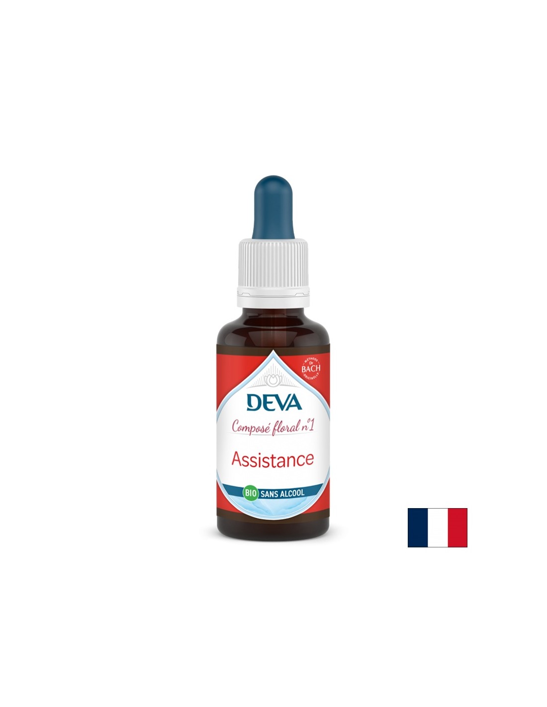 First aid, floral essences, Bach method drops No. 1 (alcohol-free), 30 ml