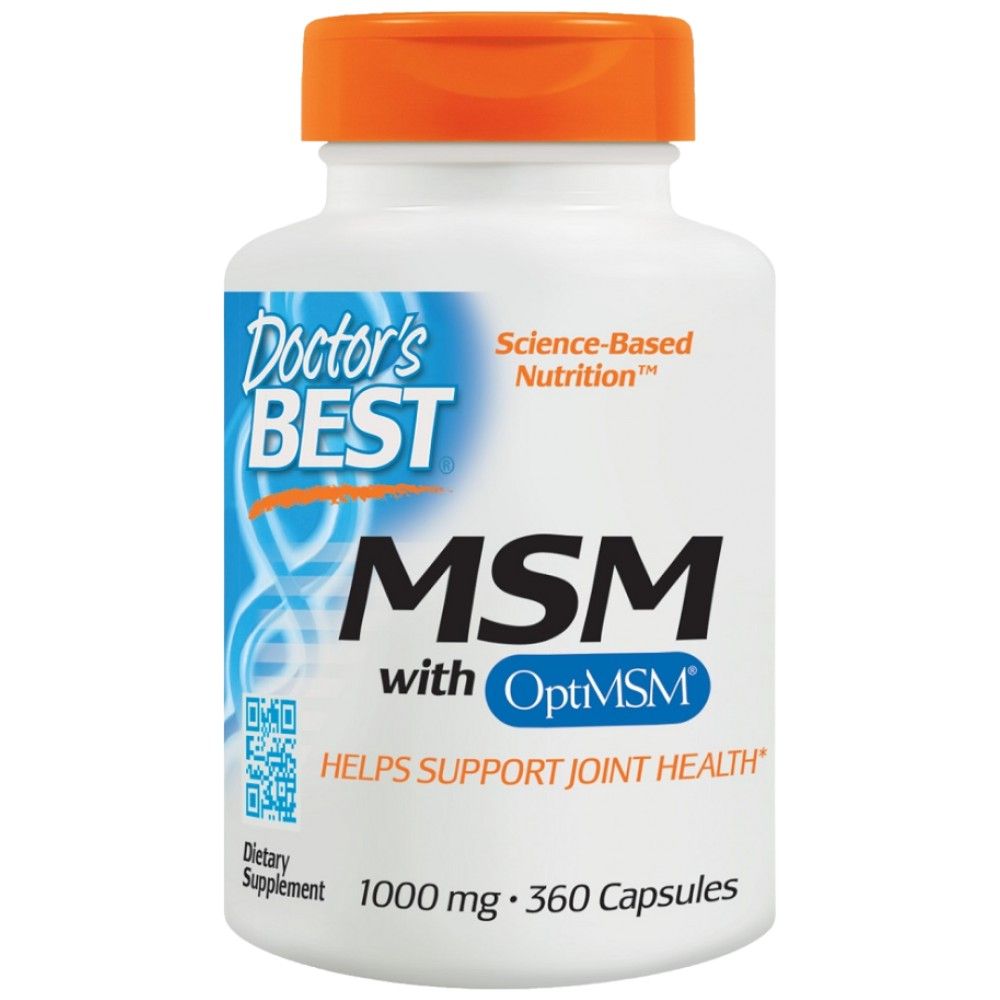 BEST MSM 1000 mg | With OptiMSM - 360 capsules