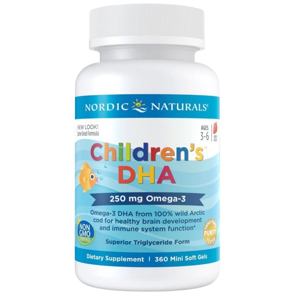 Children's DHA 250mg - 360 Gel capsules