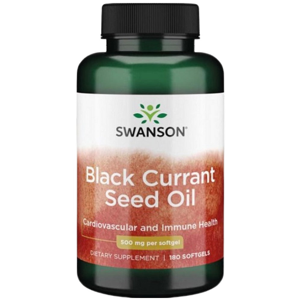 Black Currant Seed Oil 500 mg 180 Gel capsules