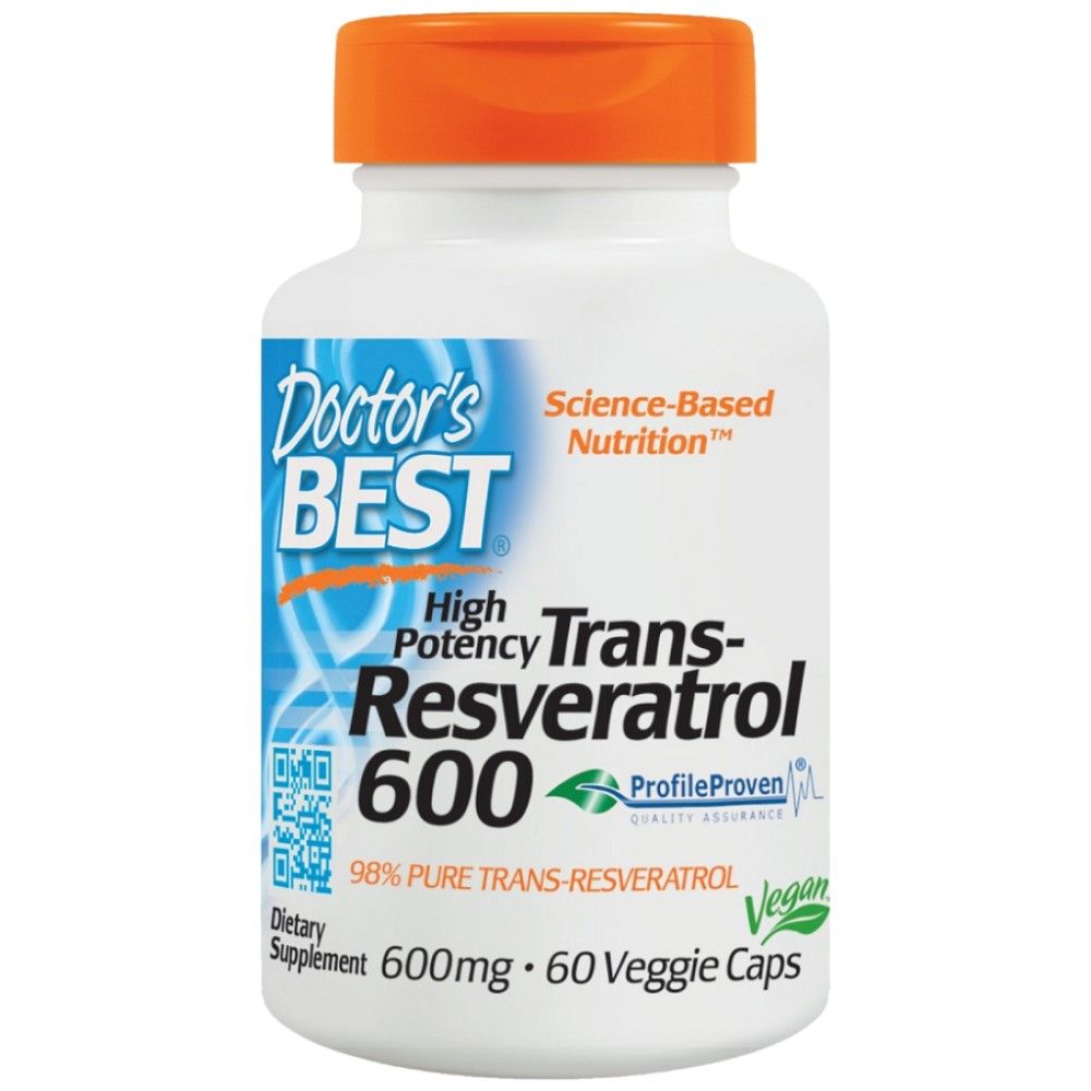Trans -resweratrol 600 mg - 60 kapsułek