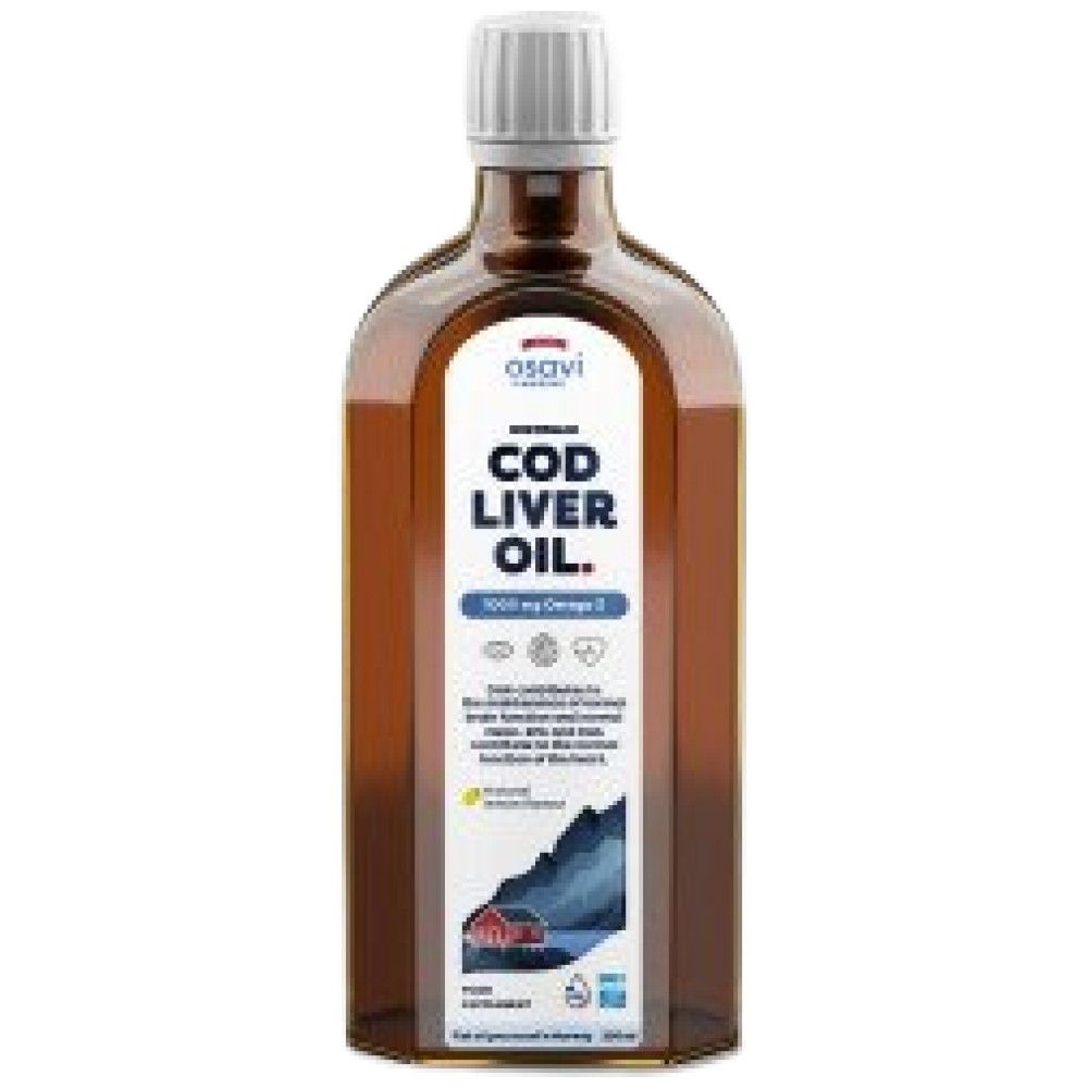 Norwegian Cod Oil hepático | Diferentes sabores omega líquido - 250 ml