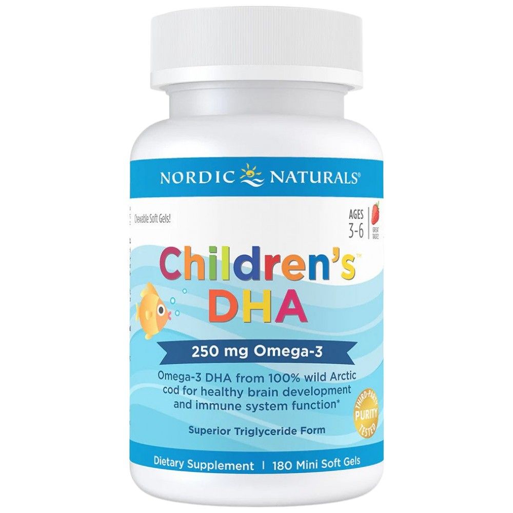 Children's DHA 250mg - 180 Gel capsules