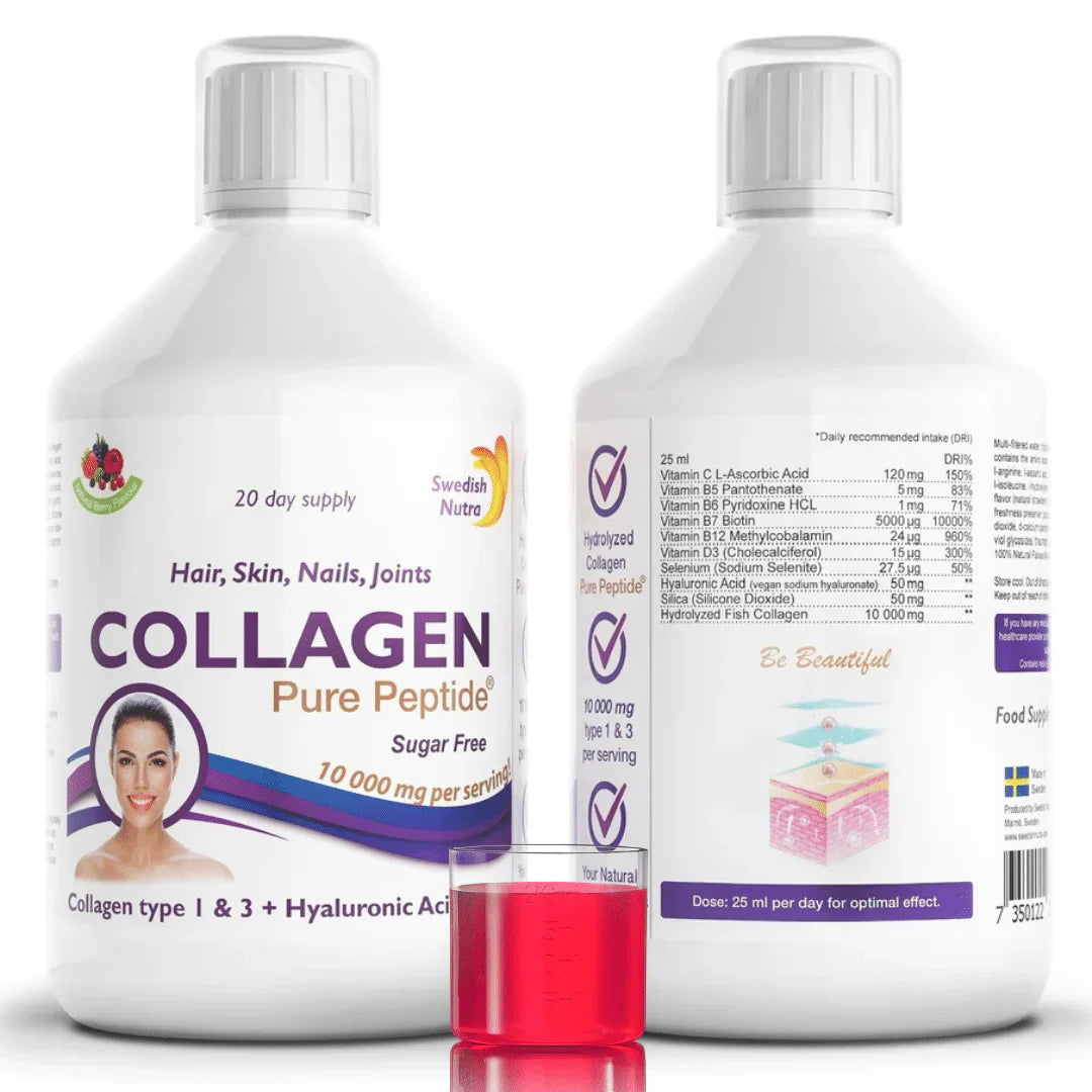 Beef Collagen 10,000 mg with Hyaluronic Acid 50 mg - 500 ml