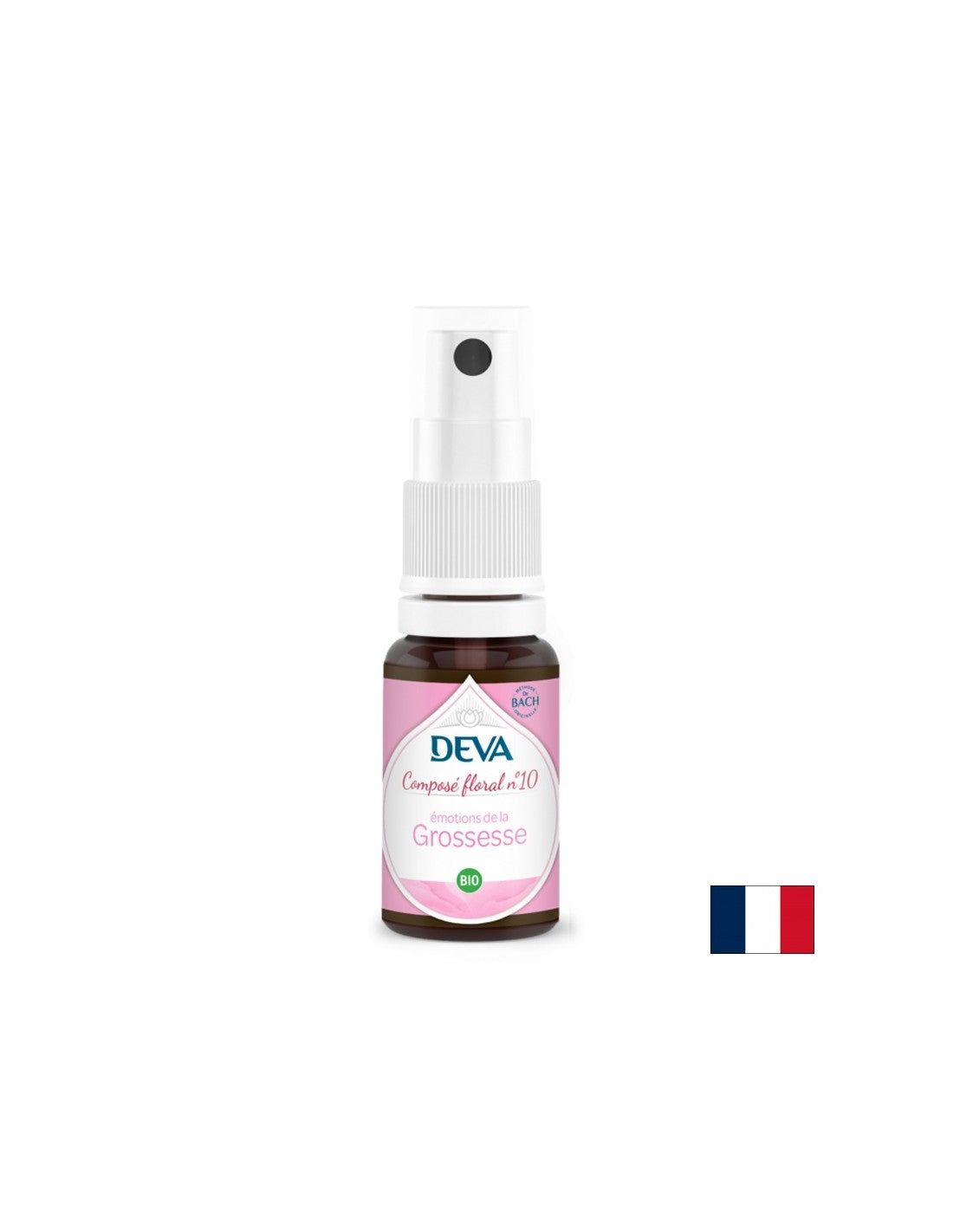 Balance emocional durante el embarazo, Bach Flower Essences No. 10, 15 ml de spray