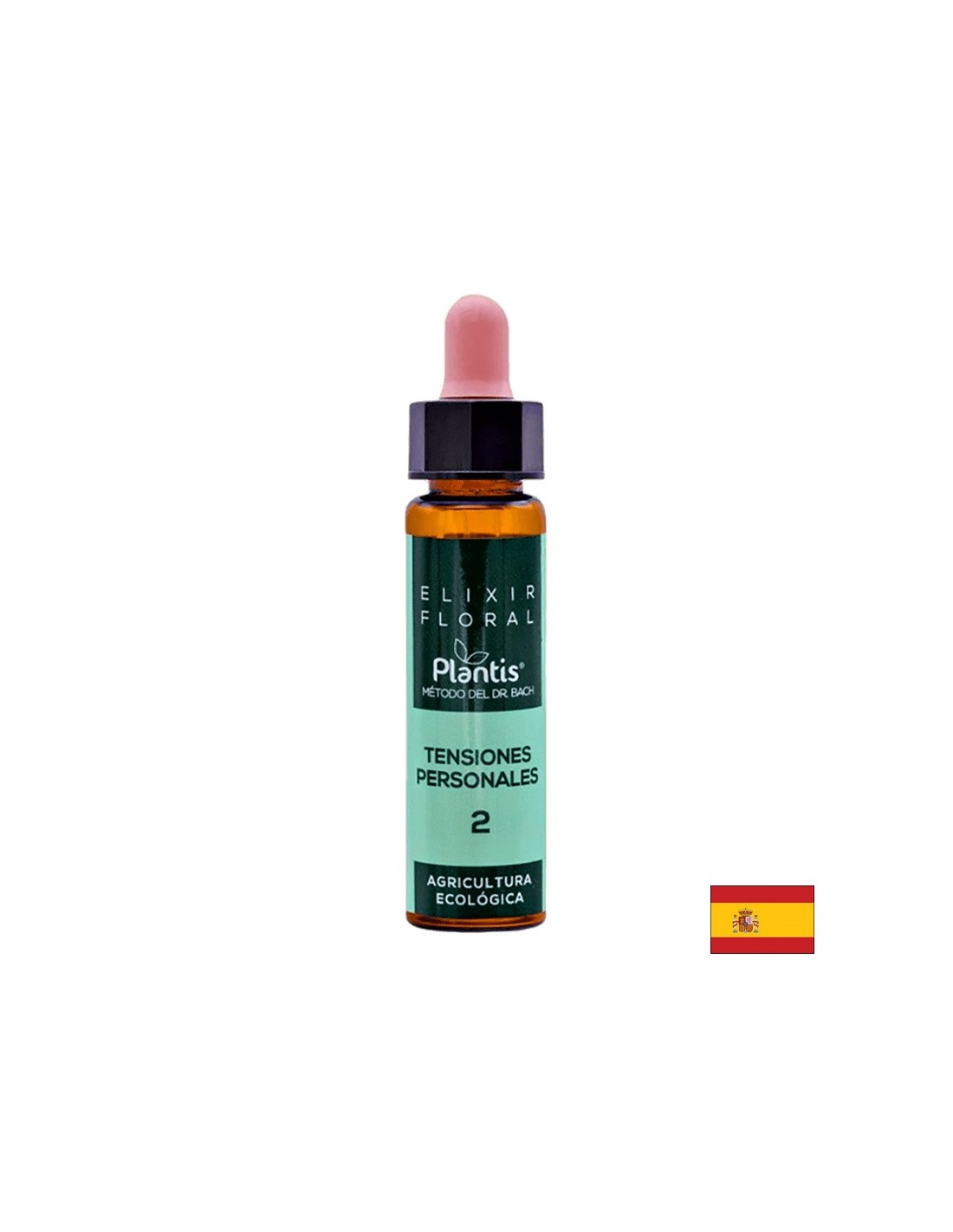 Contra el estrés y la tensión nerviosa: elixir en color con gotas combinadas según el método del Dr. Bach, 10 ml