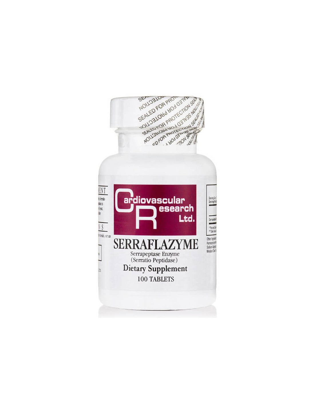 Prevención de la formación de trombos y sistema respiratorio: serrapeptasa, 100 tabletas