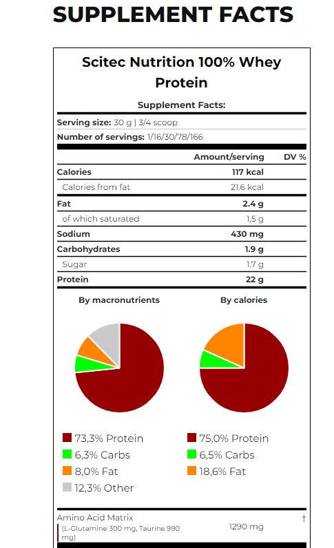 100% białko serwatki / 1,00 kg