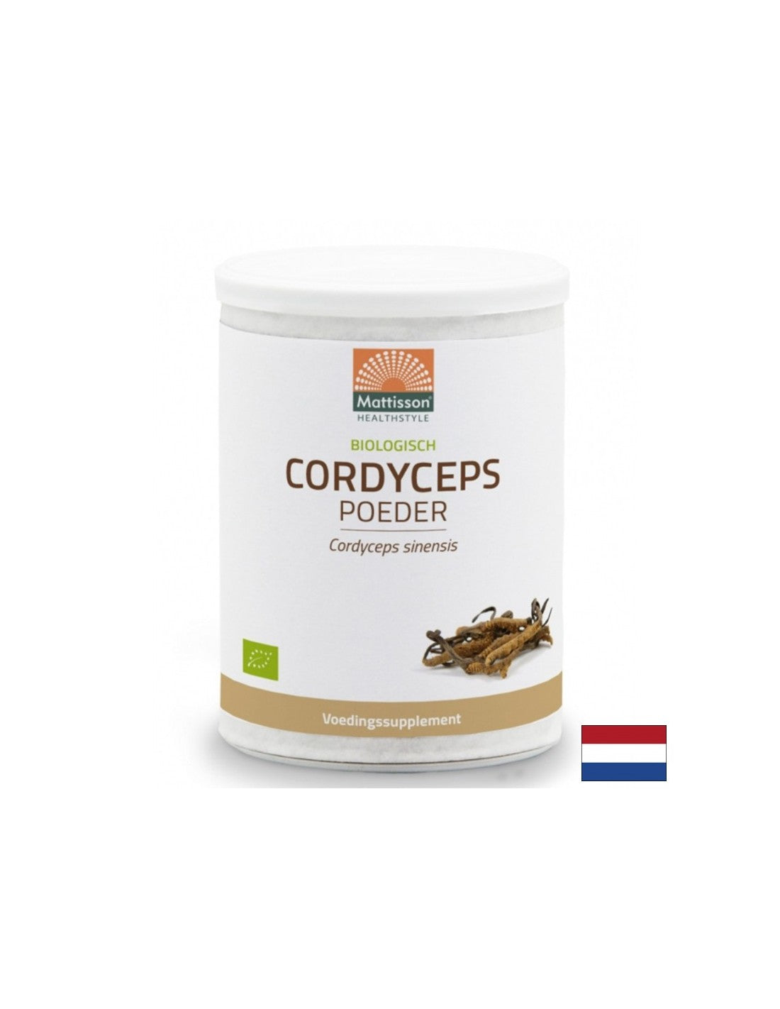 Energija ir stiprus imunitetas - Cordiceps Organic, 100 g miltelių