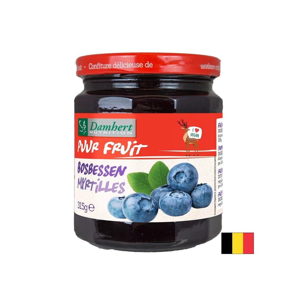 100% borůvkový džem (bez cukru), 315 g