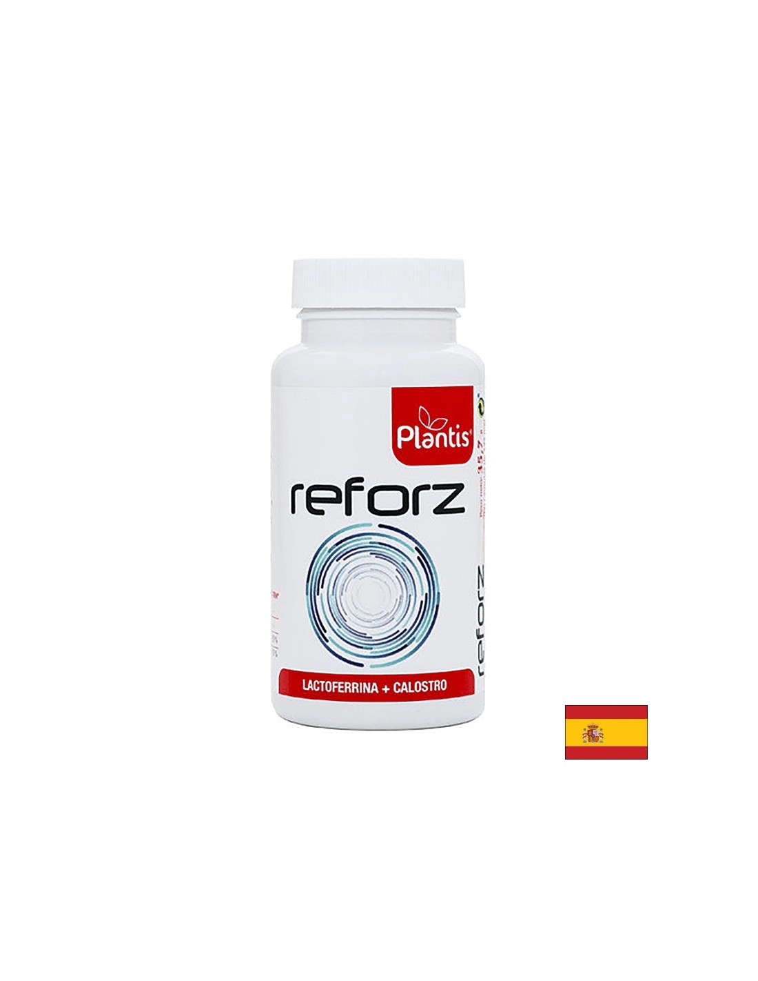 Strong immunity - Lactoferrin 100 mg, colostrum 250 mg and vitamins C 60 mg & D3 3.75 µg - Reforz Plantis®, 60 capsules