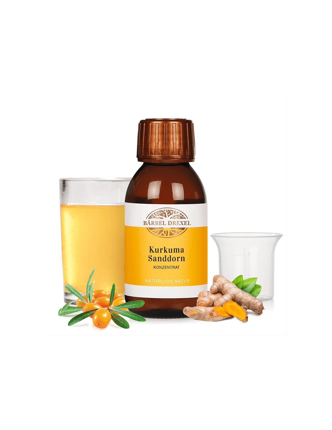 Jūros kibiras ir vitamino C ciberžolė - stiprus imunitetas ir graži oda, 100 ml, koncentratas