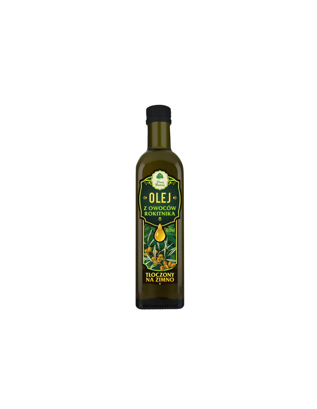 Hair and skin - Sea buckthorn oil (sea buckthorn), 100 ml Dary Natury