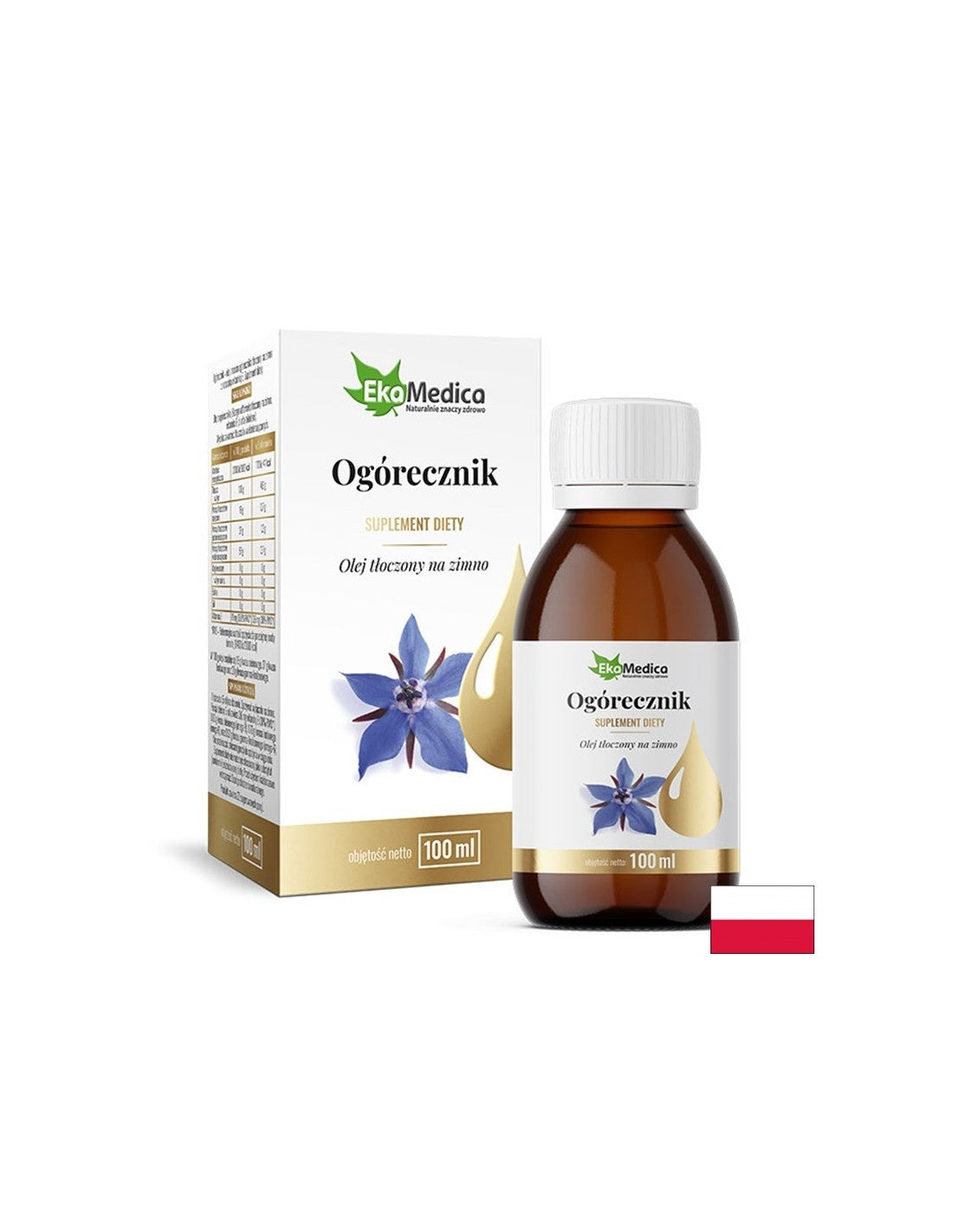 Frae Gesondheet - kal gepressterte Ueleg vum Drock, 100 ml Ekamdiata