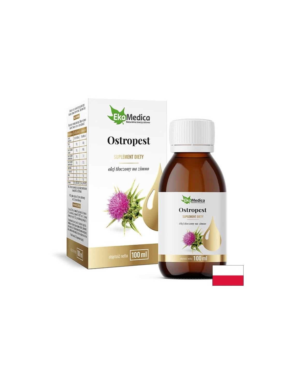 Lever en ontgifting - Witte doornolie, 100 ml Ekamedica