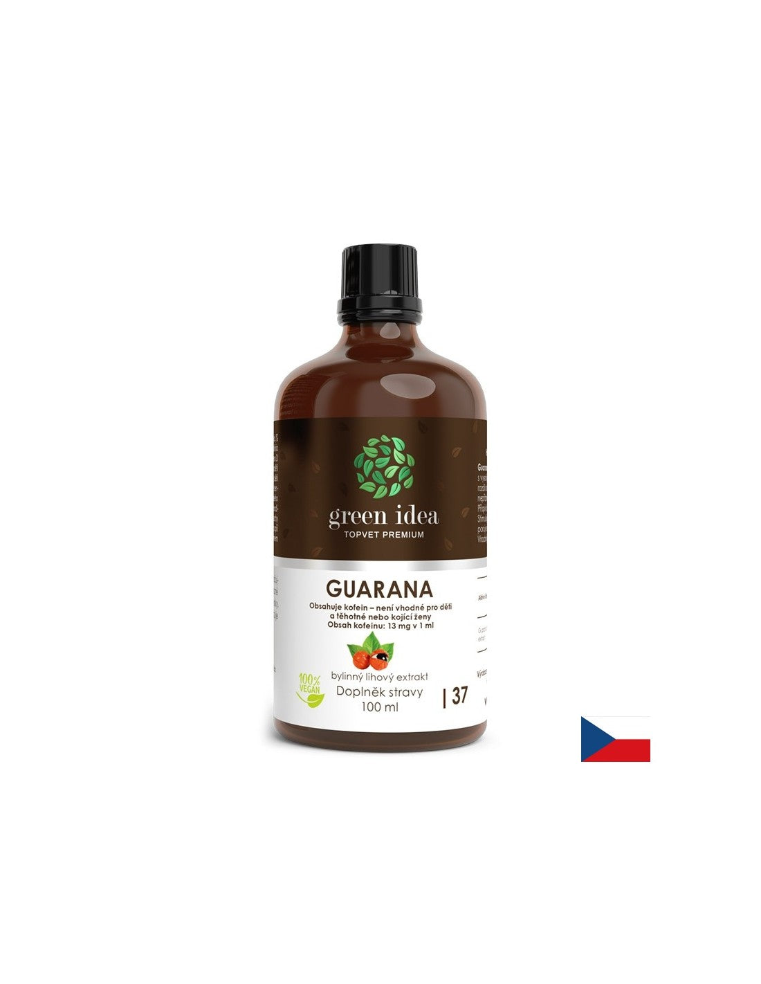 Pro hubnutí a energii - guarana, 100 ml tinktury