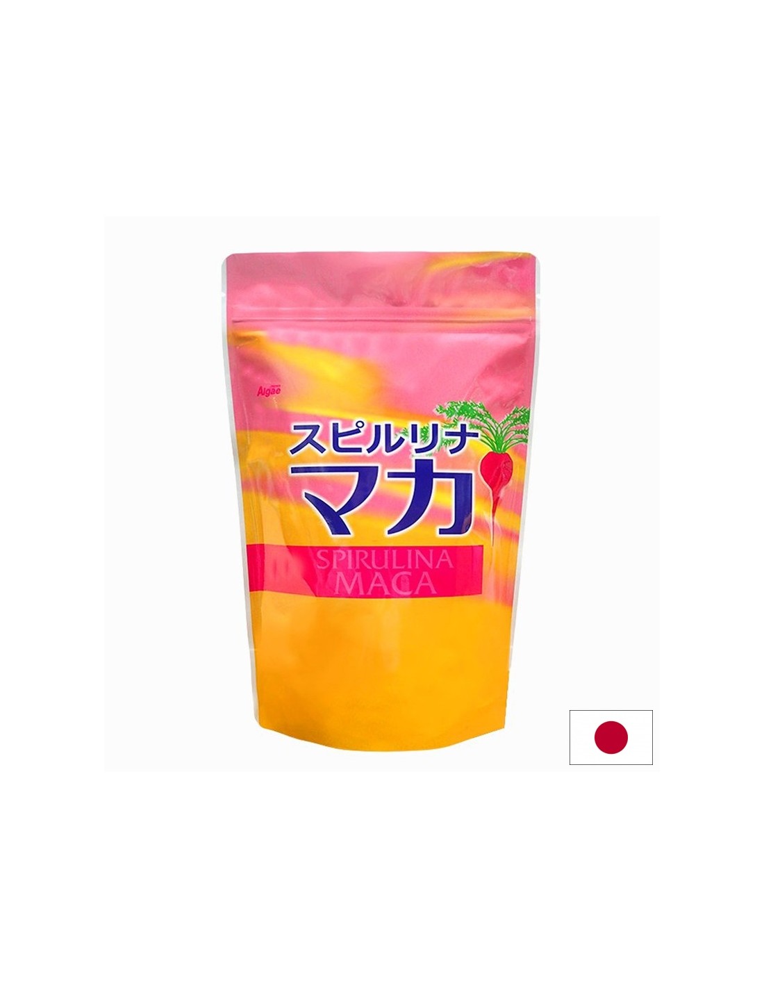 Japonská Spirulina + Maca - podporuje vytrvalost a hormonální rovnováhu, 1000 tabletů