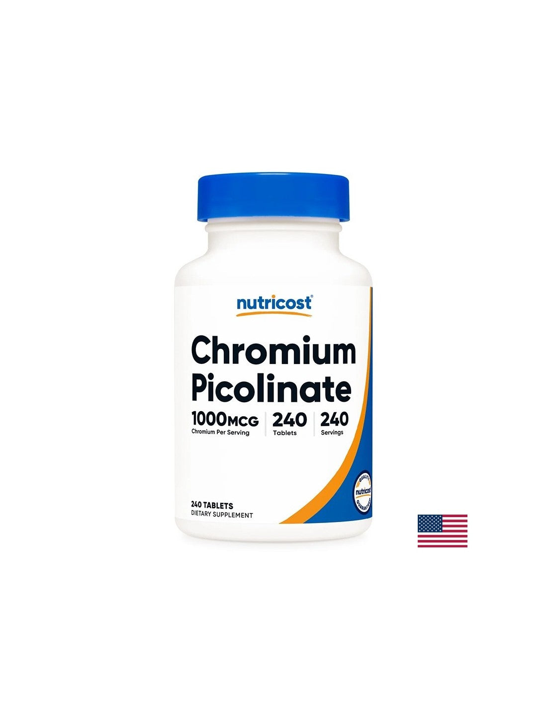 Potlačení chuti k jídlu - chrom (picolinát) 1000 µg, 240 tabletů