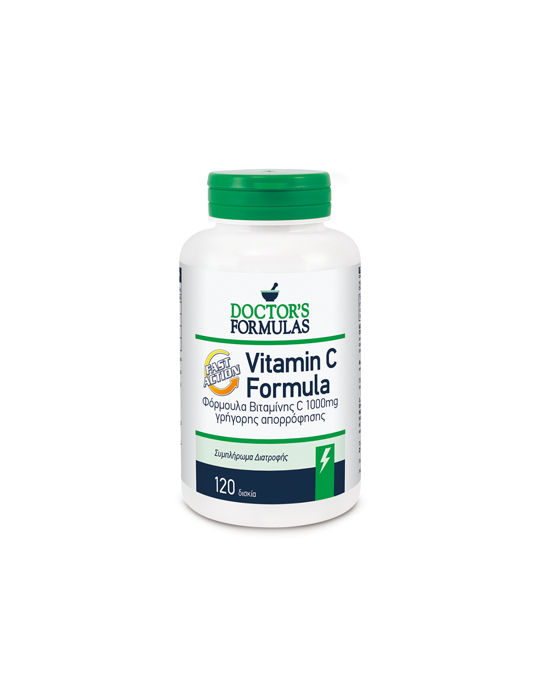 Vitamin c 1000 mg (mat rapider Absorptioun), 120 Tablets Dokter Formulen