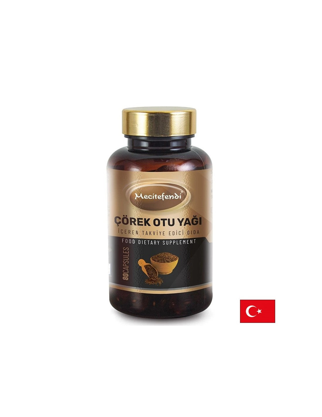 Black cumin (seed oil) – Immunity and respiratory system, 1000 mg, 80 capsules for 40 days of intake