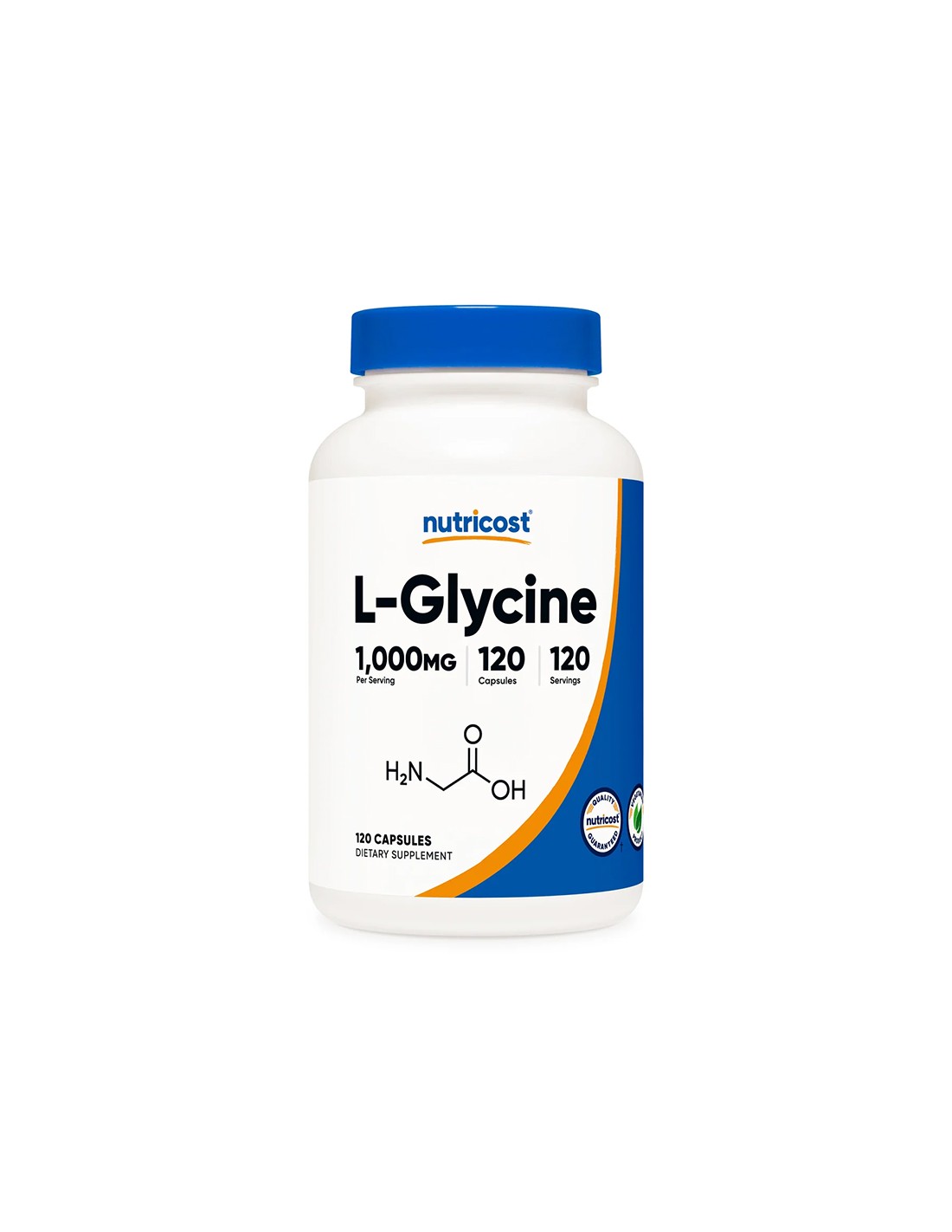 Función cognitiva: l -glicina, 1000 mg x 120 cápsulas