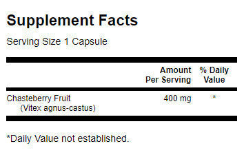 Chasteberry Fruit 400mg. / 120 Caps - 0 - Feel You
