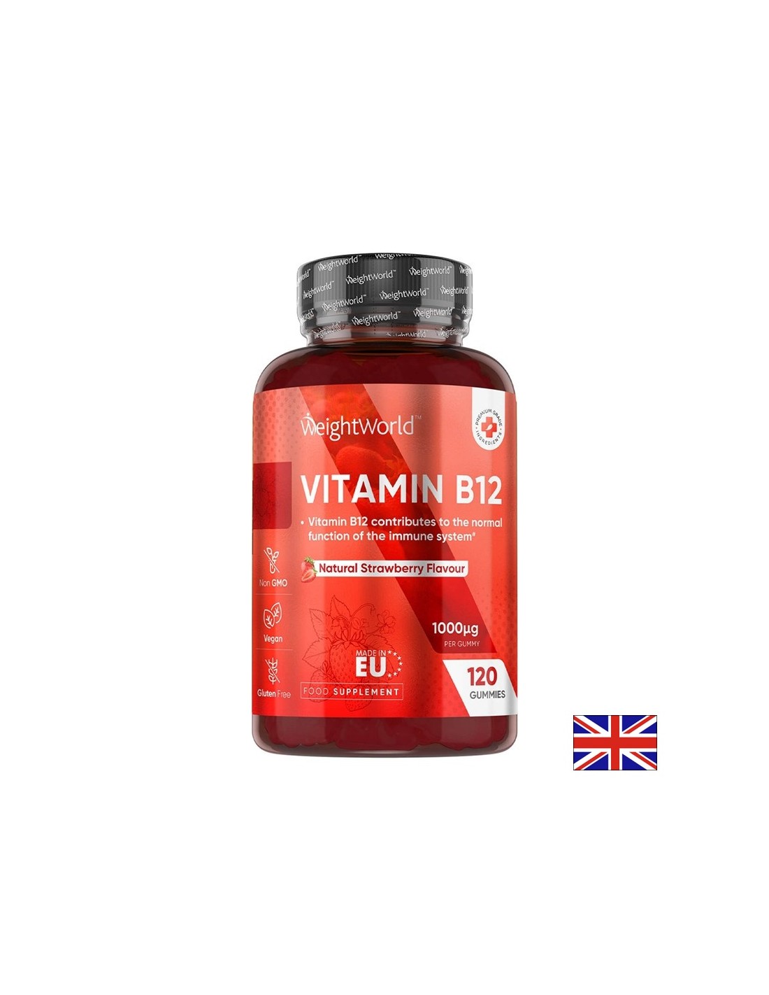 Nervový systém - vitamin B12 (methylkobalamin), 1000 µg x 120 gel tablety