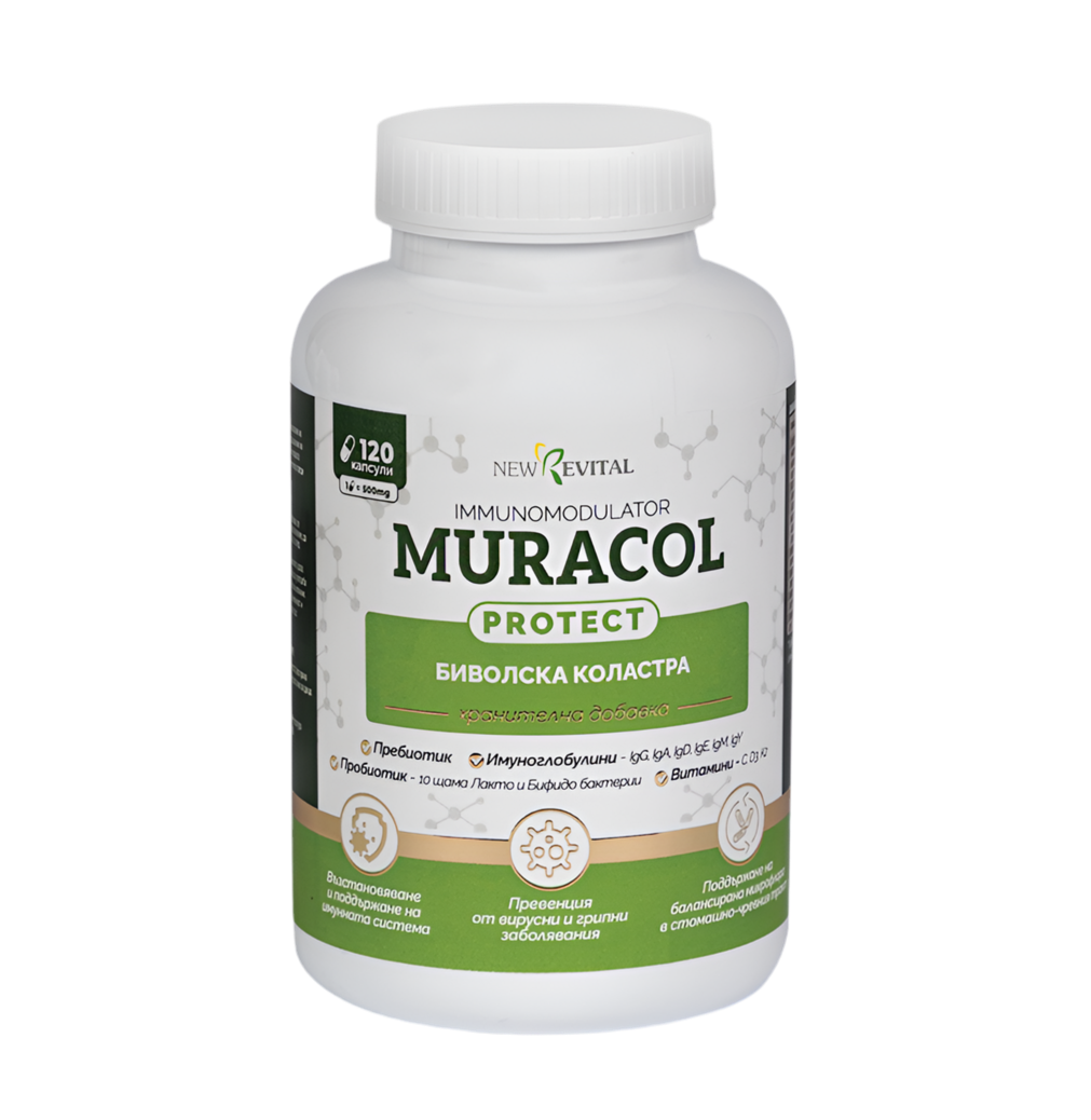 Liposomal Buffalo Colostrum 120 capsules “Muracol Protect”
