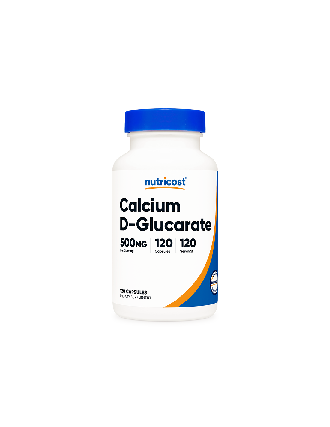 Detoksykacja i równowaga hormonalna - D-glukaran wapnia, 120 kapsułek <tc>Nutricost</tc>