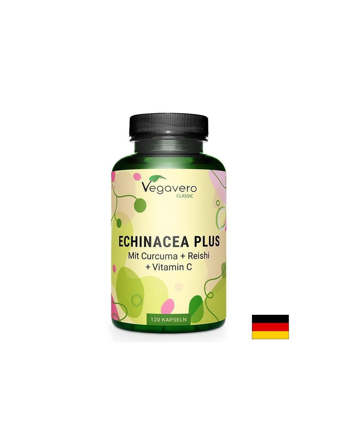 Immunity - Echinacea + Turmeric, Reishi and Vitamin C, 120 capsules