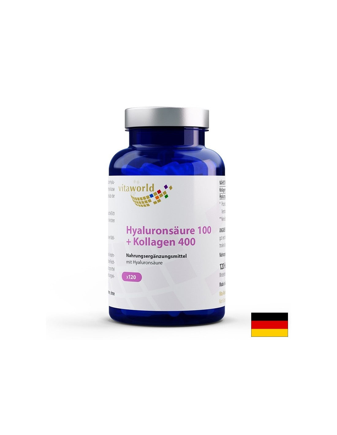 Antiaging - Hyaluronic acid + Collagen, 120 capsules