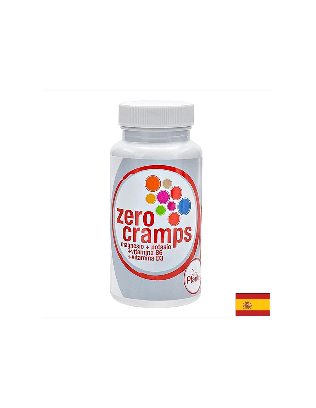 Anti křeče - hořčík 132 mg, draslík 150 mg a vitamíny B6 & D3 - Zero Cramps Plantis®, 60 tabletů