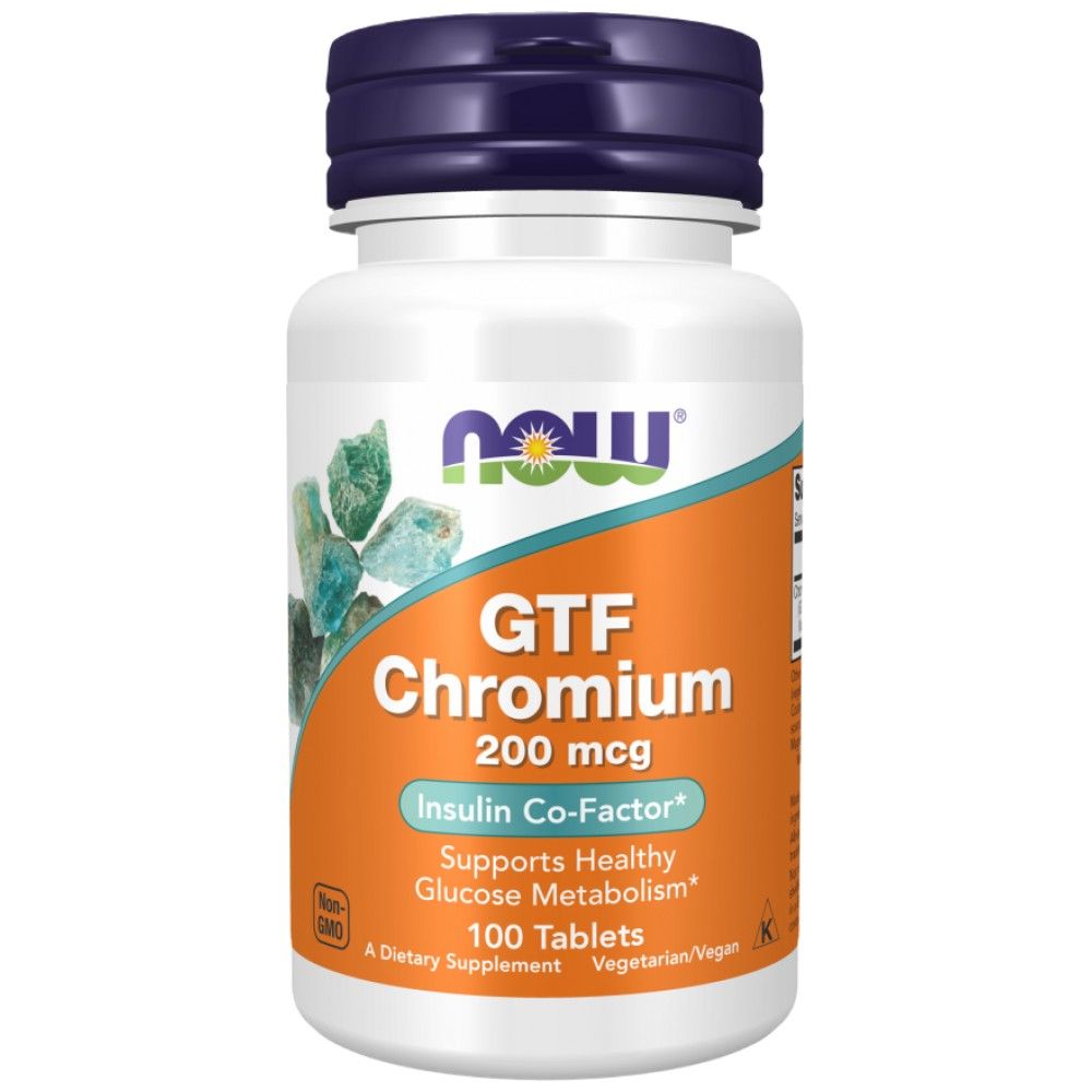 GTF Chromium 200 mcg - 100 Tablets