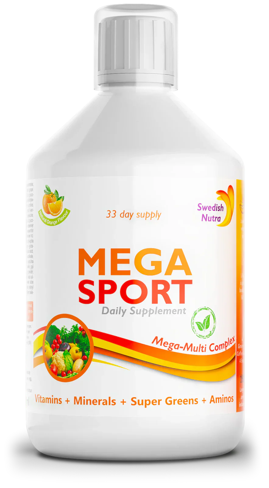 Mega Sport - Vitaminas + Minerales + Colágeno 1497 mg /500 ml /