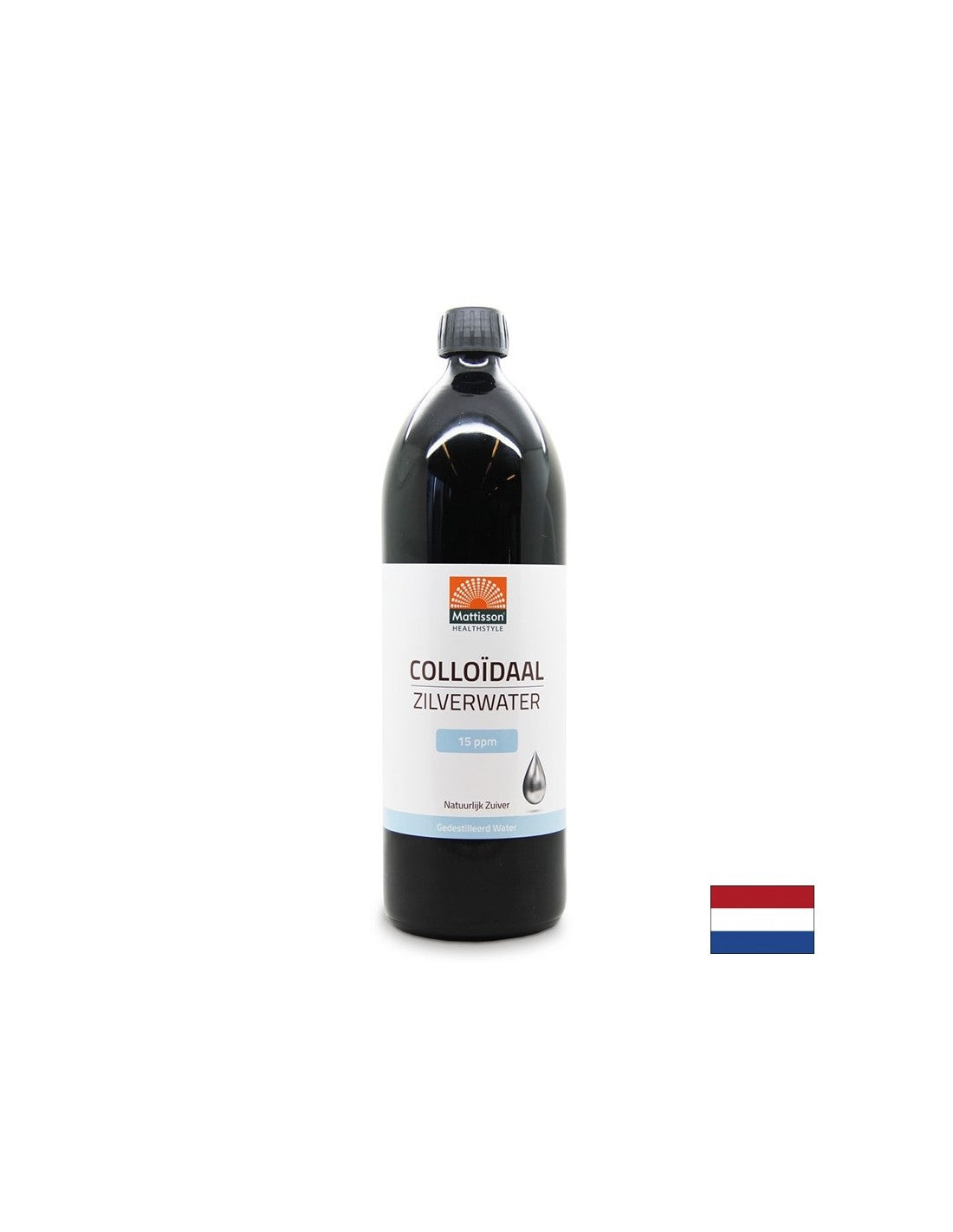 Agua de plata coloidal 15 ppm, 1000 ml