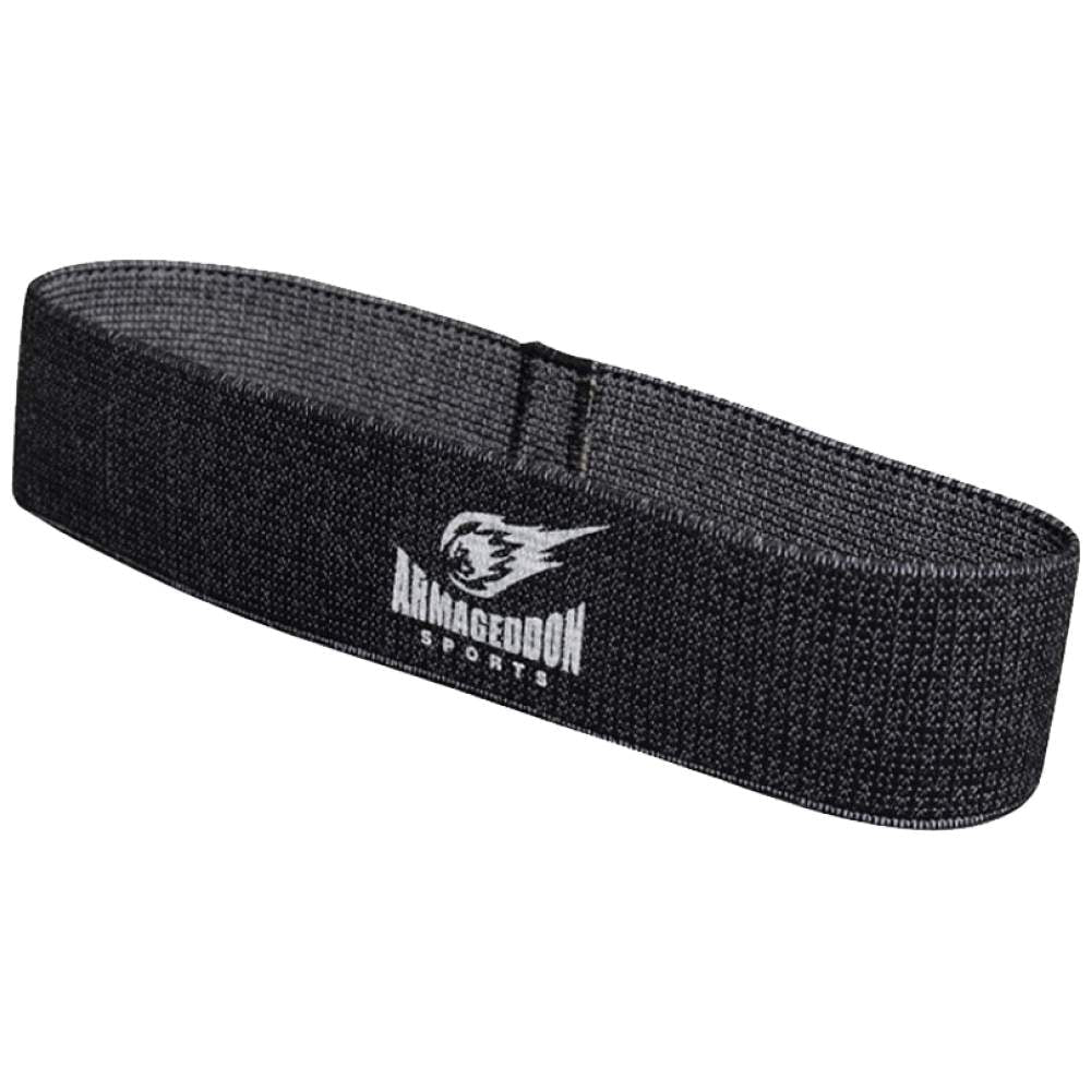 Textile Training Band for Leg Training - Black - 16 kg to 22 kg