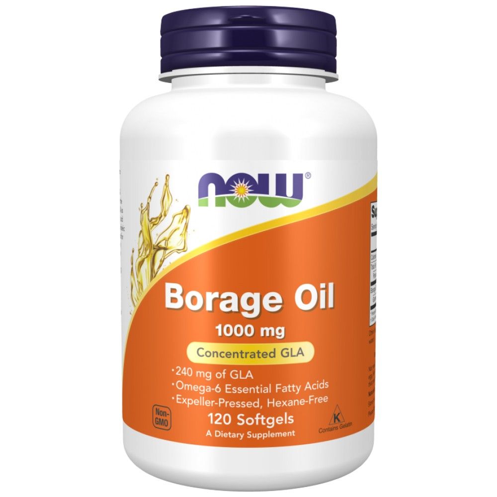 Borage olej 1000 mg - 60 gelových tobolek