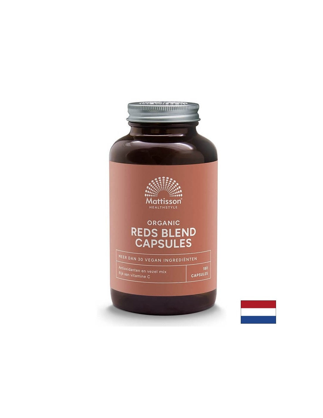 Fórmula antioxidante a base de frutos rojos y verduras orgánicas, 180 cápsulas <tc>Mattisson Healthstyle</tc>