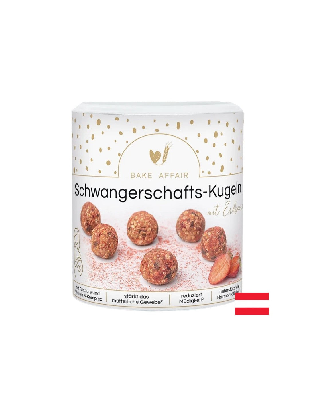 Vitamin mix for vegan candy for pregnant women with strawberries, 190 g