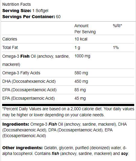 Super DPA Fish Oil 60 Gel capsules