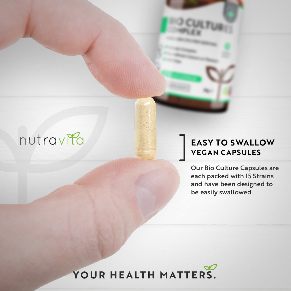 Probiotic 20 billion CFU 15 strains /60 capsules, 60 doses/ Nutravita
