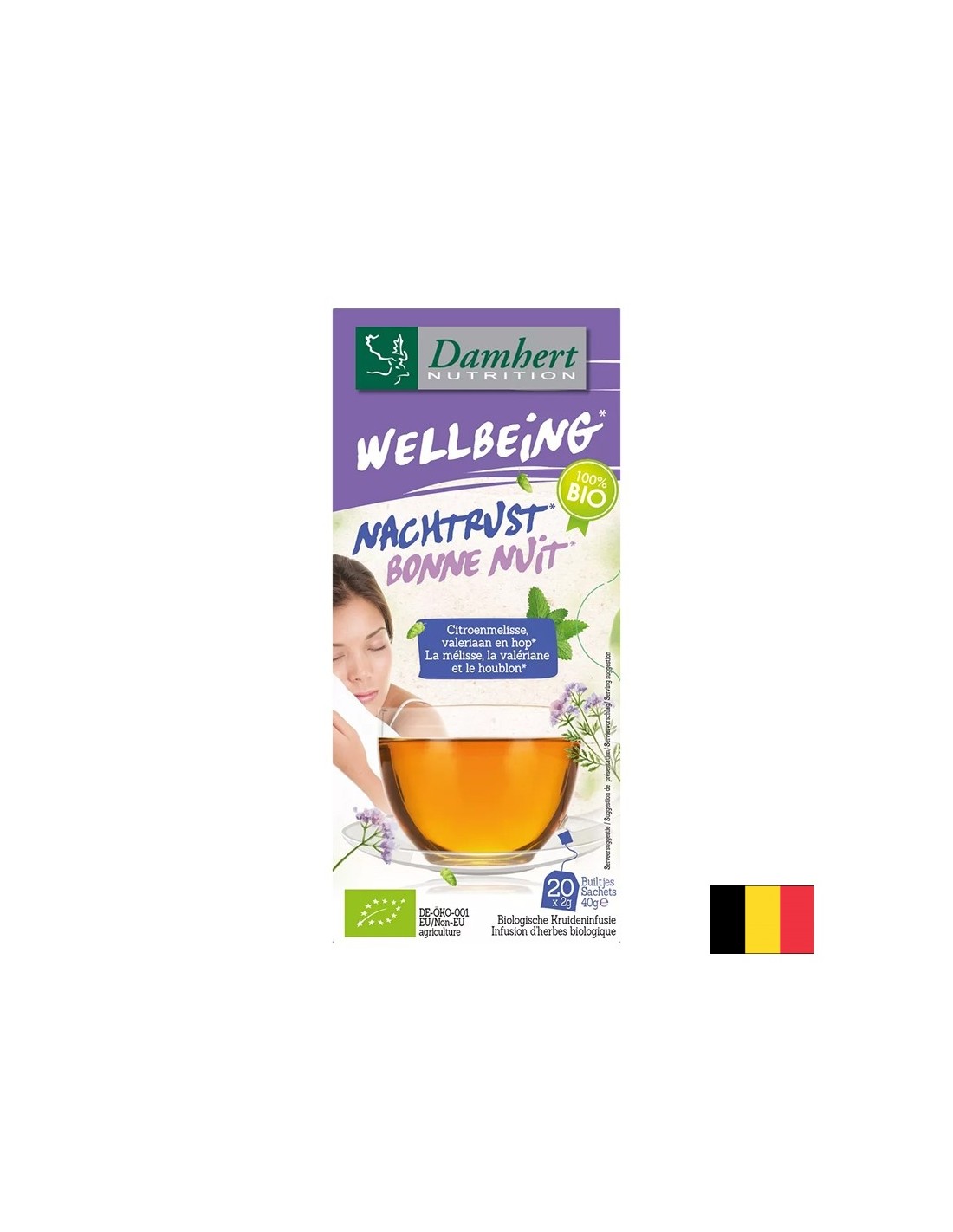 Herbal tea for peaceful sleep, BIO, 20 filter bags