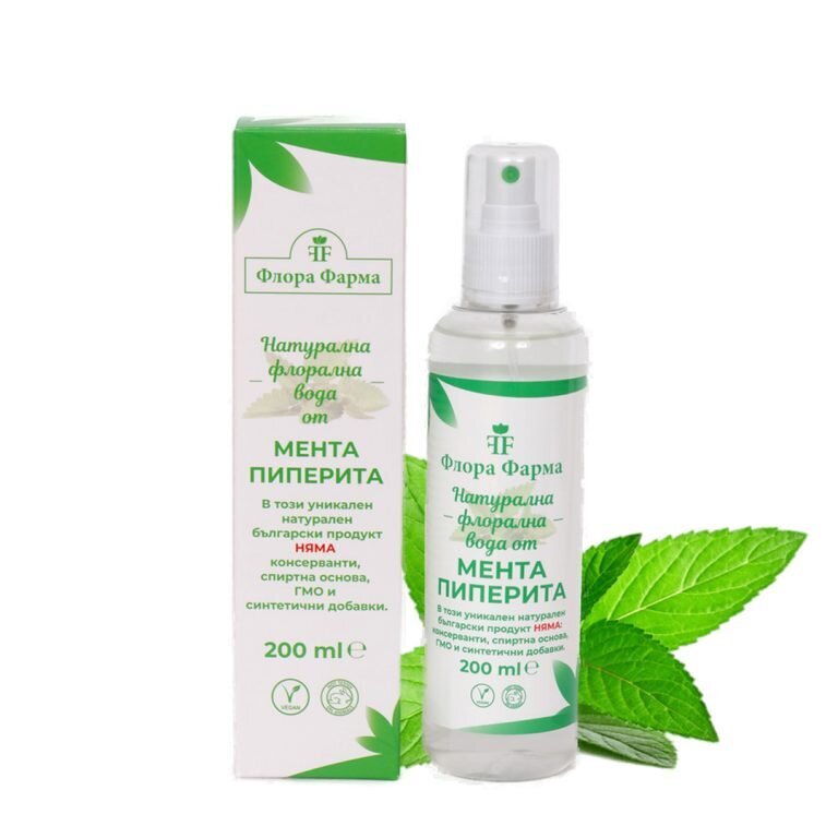 Přírodní máta květinová voda - 200 ml Flora Pharma